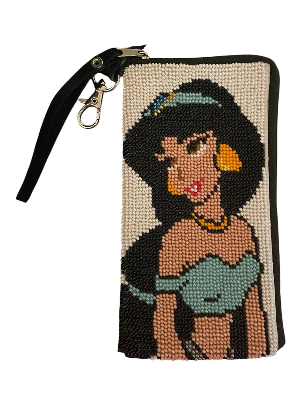 Disney Hand-beaded Princess Jasmine Wristlet Wallet